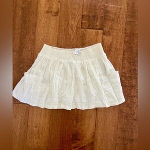 NWT vintage y2k Abercrombie & Fitch white eyelet cottagecore coquette skirt S M